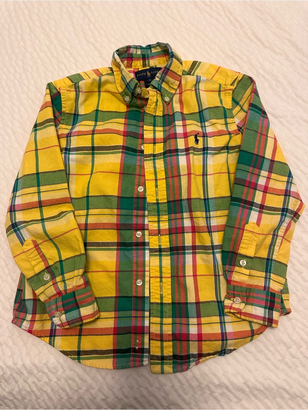 Ralph Lauren Button Down Shirt-Size 6